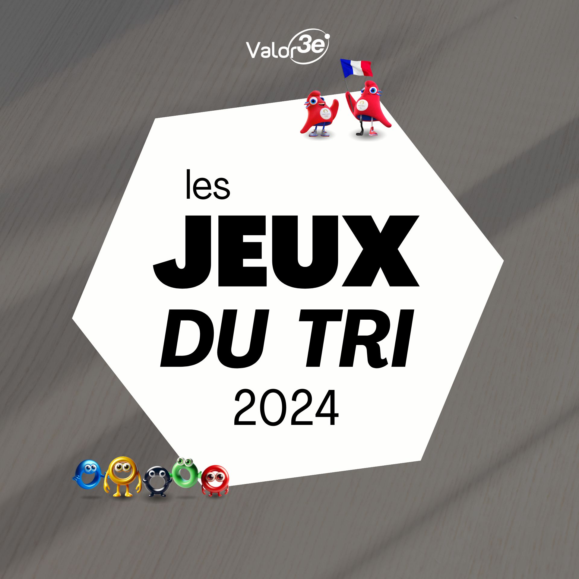 couverture decorative quiz jeux du tri thème noir